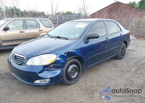 2006 Toyota Corolla Le z USA, uszkodzony, nr VIN 2T1BR32E26C621604